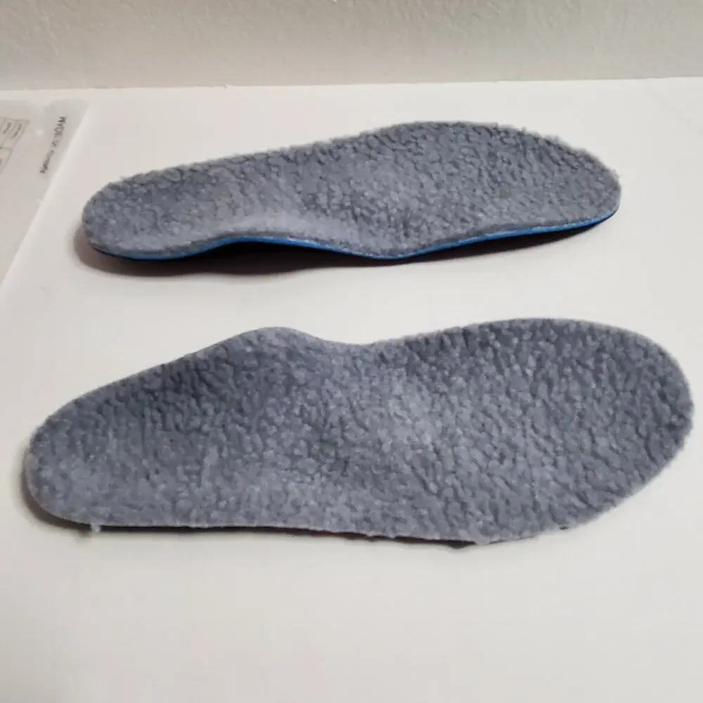 Orthotic Arch Support Women 12-12.5 Shoe Inserts Winter Faux Shearling Lined New
